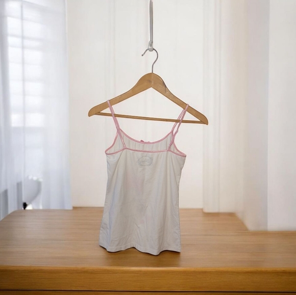 Disney Women's Minnie Mouse Chemise Sleepwear Pink and White Cotton Size M - Picture 2 of 10